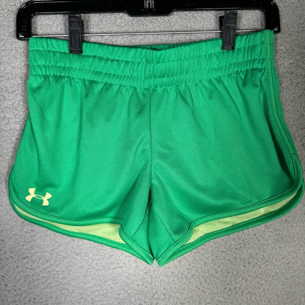 Under Armour Green Running Shorts Size XS